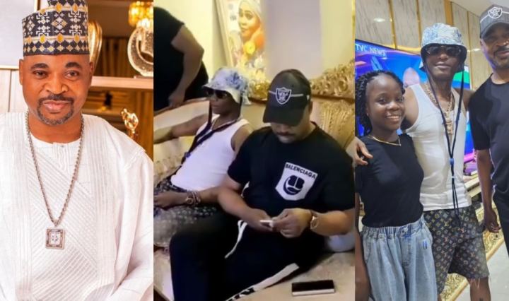 Wizkid pays courtesy visit to MC Oluomo