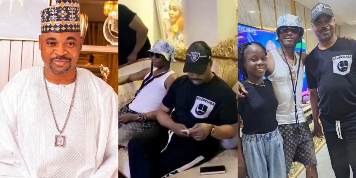 Wizkid pays courtesy visit to MC Oluomo