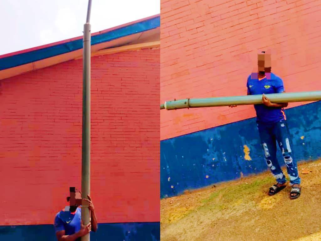 Police arrest streetlight pole vandal in Enugu