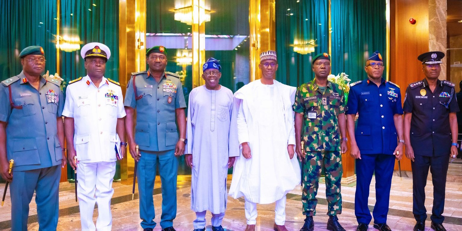 Tinubu decorates service chiefs with new ranks