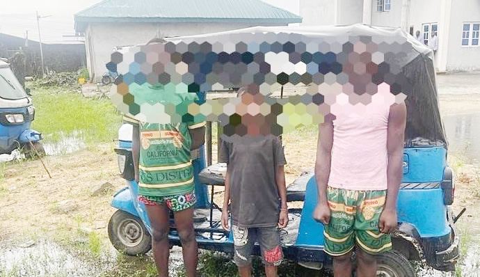 Delta police nab three teenagers for robbery at shawarma joint