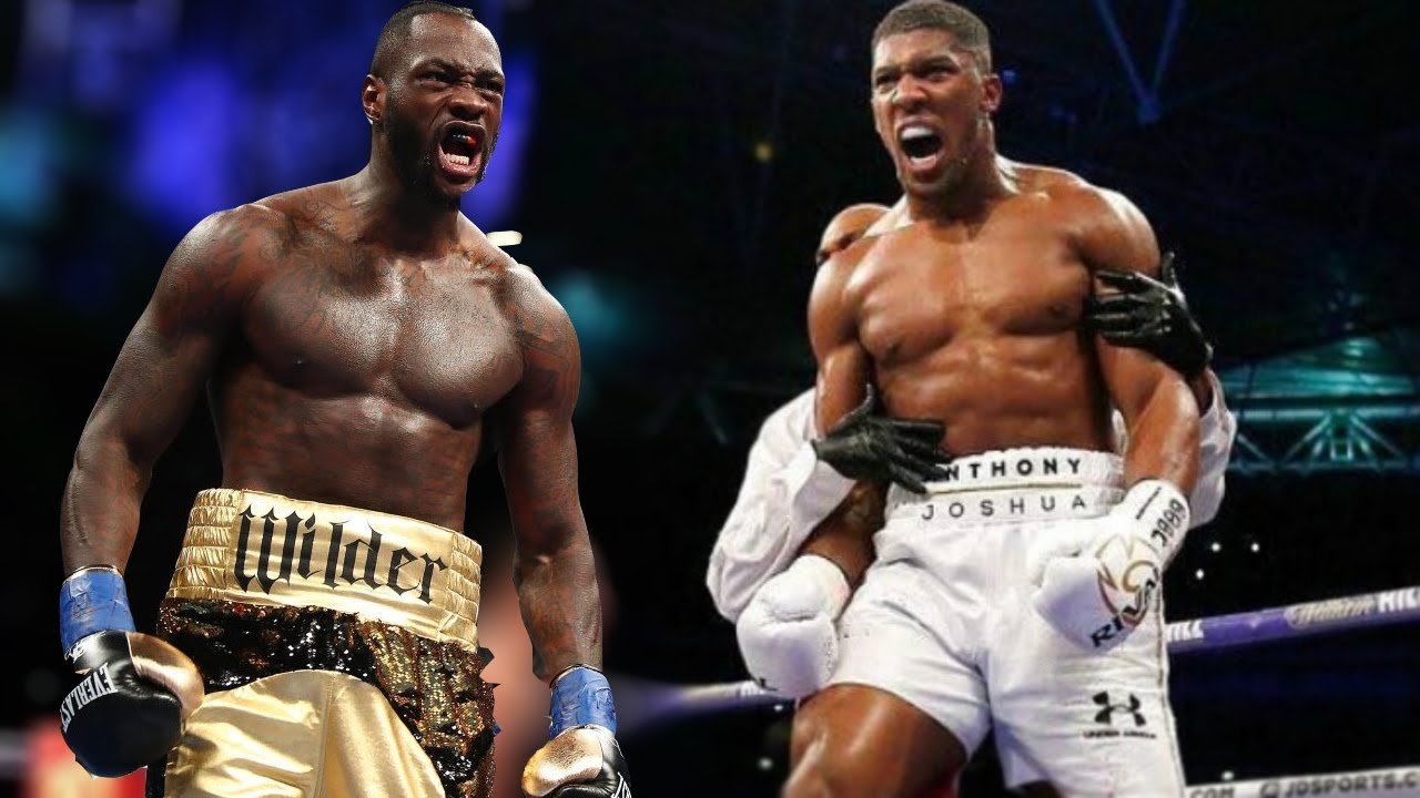 Anthony Joshua vs Deontay Wilder fight up close
