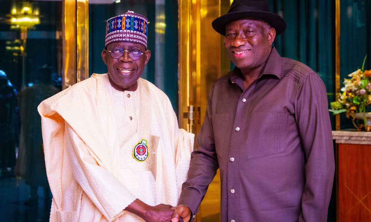 Goodluck Jonathan meets President Tinubu