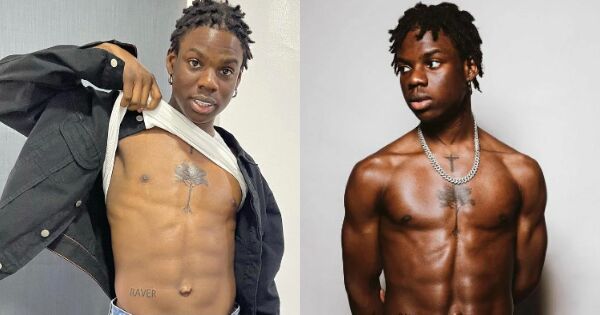 Rema reveals how hard labor and starvation shaped his six pack