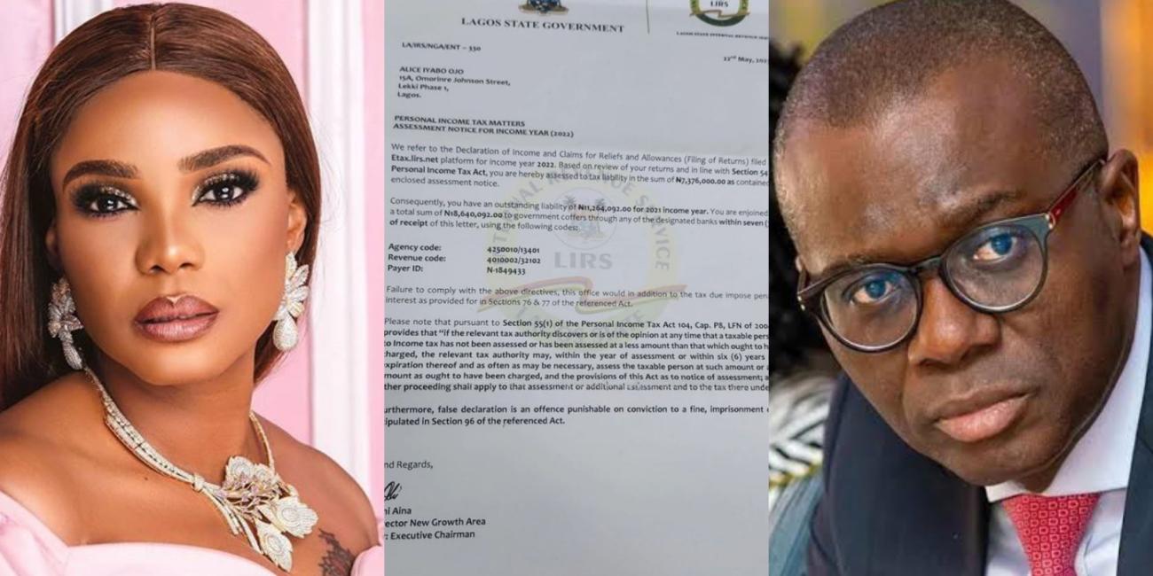 Lagos government demands Iyabo Ojo to pay N18.6 million in taxes or face imprisonment