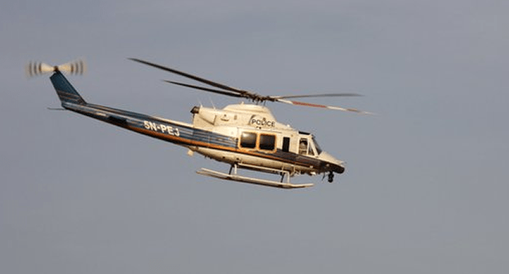 Four narrowly escape death in helicopter crash in Ikeja, Lagos